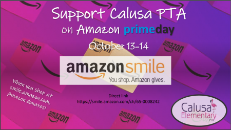 Calusa Elementary Pta Support Calusa Pta On Amazon Prime Day