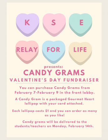 Relay for Life Candy Grams
